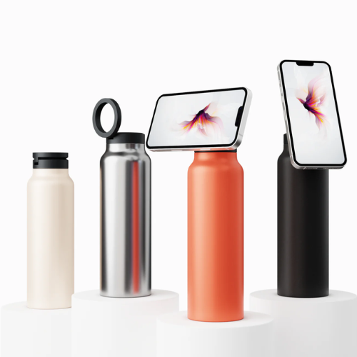 AMICI™ Magnetische fles met telefoonhouder – Hydrateer met stijl