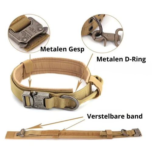 AMICI™ Tactical Dog Set - Halsband met Tuig | Nu met GRATIS lijn!