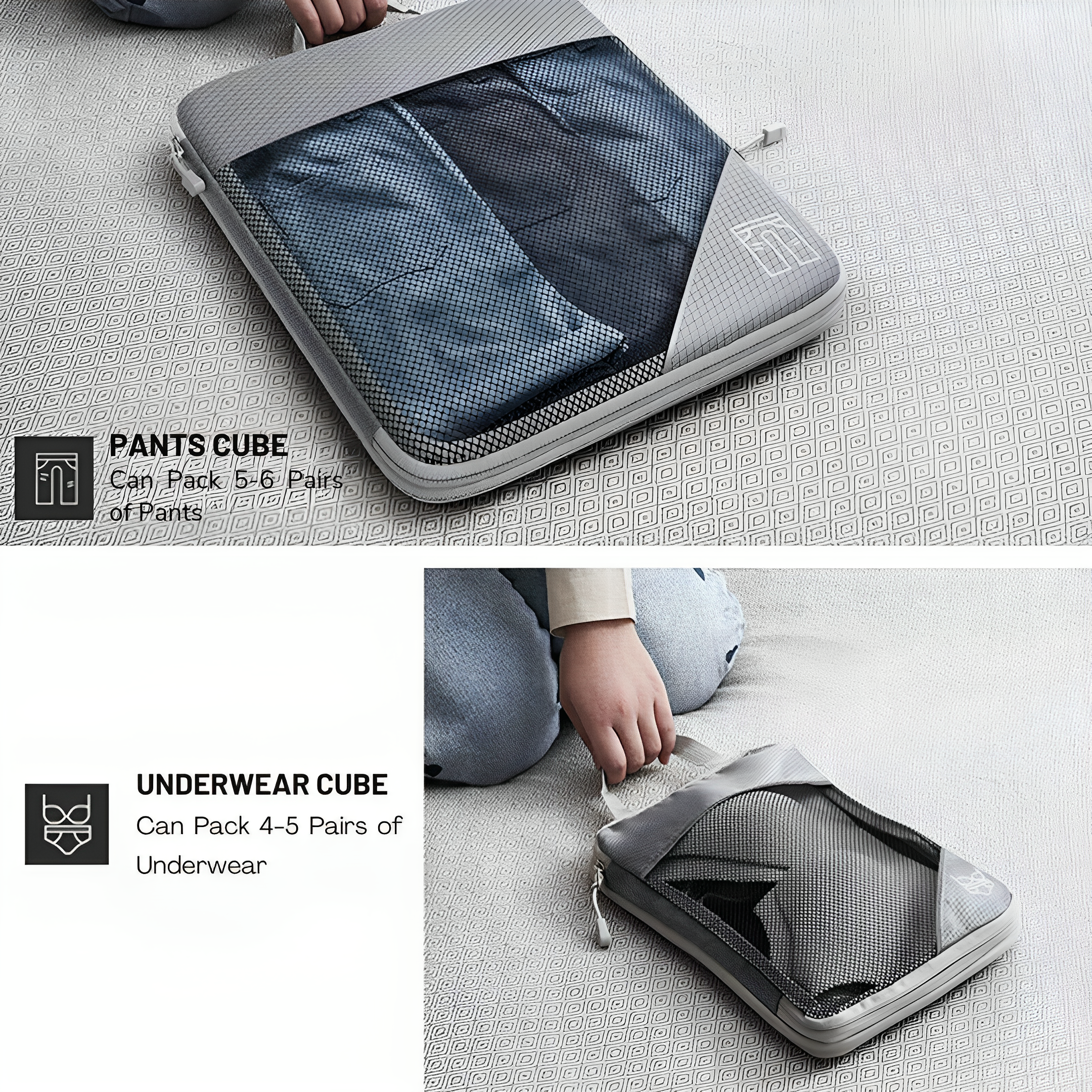 AMICI™ Compression packing cubes – Slim & georganiseerd reizen zonder gedoe!