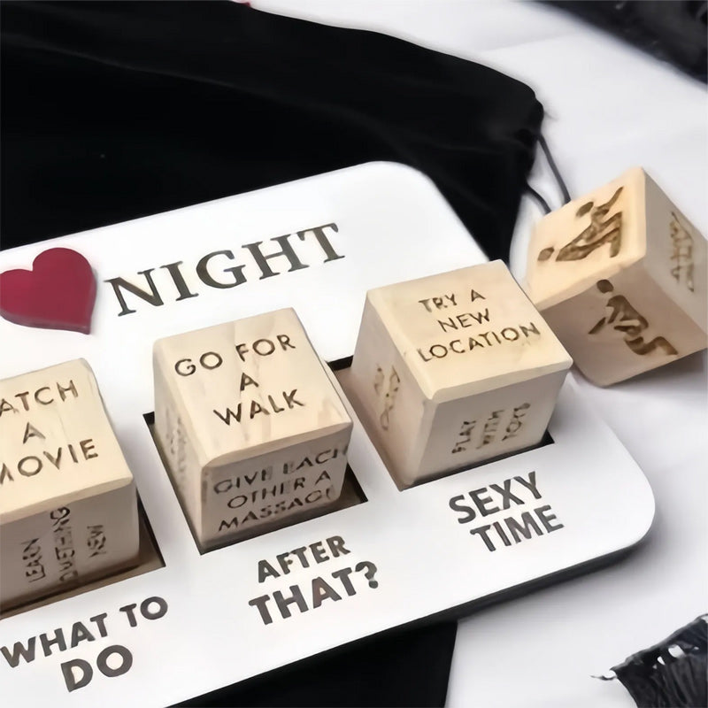 Love Cubes Valentijn avonturen dobbelstenen | GRATIS OPBERGZAK