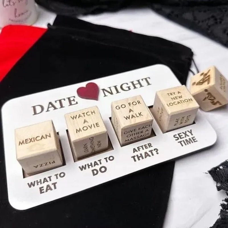 Love Cubes Valentijn avonturen dobbelstenen | GRATIS OPBERGZAK